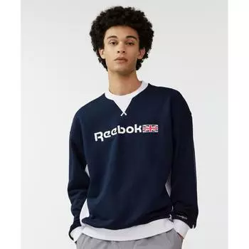 Толстовка REEBOK Union Jack в цветовой гамме Темно-синий
