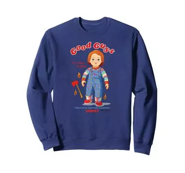 Толстовка с аксессуарами Chucky Collect All The Good Guys синий