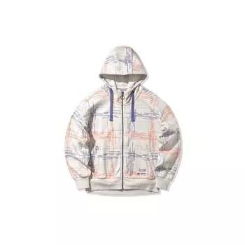 Толстовка с буквенным принтом LiNing, женские топы, белая AWDQ028-4 XXL