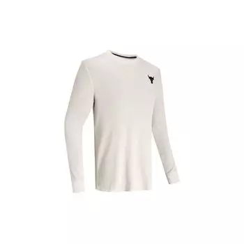 Толстовка с длинным рукавом Under Armour с круглым вырезом, мужские топы, пик-белый 1358757-110 XXXL