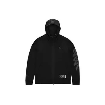 Толстовка с длинным верхом на молнии Jordan x Zion x Naruto (Азия) Черная мужская уличная одежда DO6596-010 XL