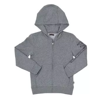 N0CIW5 Толстовка с капюшоном на молнии для мальчиков 8 AOS серый
