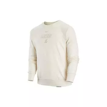 Толстовка с длинными рукавами и круглым вырезом Nike Essential с логотипом — мужская толстовка Los Angeles Lakers Edition, белая DR2121-027 XXXL