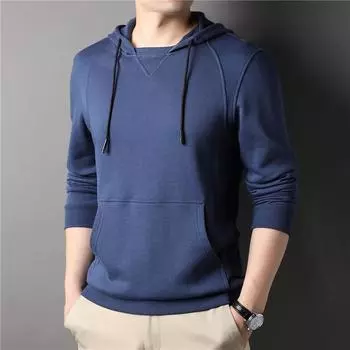 Толстовка с длинными рукавами, мужская весна и осень, новый свободный внешний топ, молодежная спортивная повседневная базовая рубашка M48