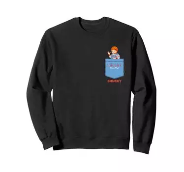 Толстовка с искусственным карманом Chucky Wanna Play Good Guys чёрный
