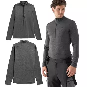 Толстовка с капюшоном 4F Underwear H4Z21 BIMD034 Серый Меланж S