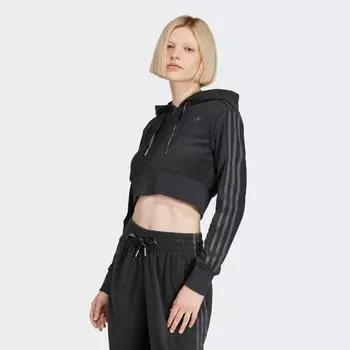 Толстовка с капюшоном Adidas Short Full Zip Jn3006 Carbon XS