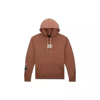 Толстовка с капюшоном Air Jordan x Travis Scott Archaeo, коричневые мужские топы DO4093-256 XS