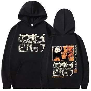 Толстовка с капюшоном Anime Cowboy Bebop pour Hoodie S чёрный