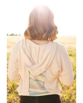 Толстовка с капюшоном Azura Exchange Khaki с геометрическим принтом и плетением больших размеров 2X хаки