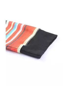 Толстовка с капюшоном Azura Exchange в полоску с лоскутным узором и карманом-кенгуру L разноцветный