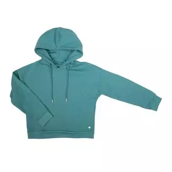Толстовка с капюшоном бирюзового цвета для девочки Детская DEELUXE 74