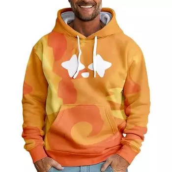 Толстовка с капюшоном Blox Fruits для мужчин и женщин, унисекс, с графическим принтом, крутая уличная толстовка с принтом тай-дай XS