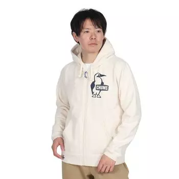 Толстовка с капюшоном Booby Logo Zip Parka [Chums] Мужская H/NaturalNavy