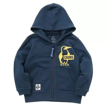 Толстовка с капюшоном Booby Logo Zip Parka LP Kids Navy [Chums] Детская тёмно-синий