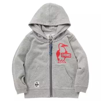Толстовка с капюшоном Booby Logo Zip Parka LP Kids [Chums] Детская H/серая