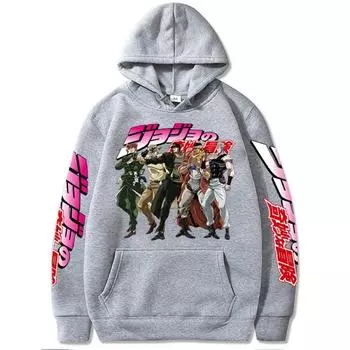 Толстовка с капюшоном Cartoon Anime Adventure, новый повседневный свитер с капюшоном XS
