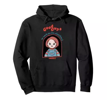 Толстовка с капюшоном Chucky Good Guys Doll Box Graffiti чёрный