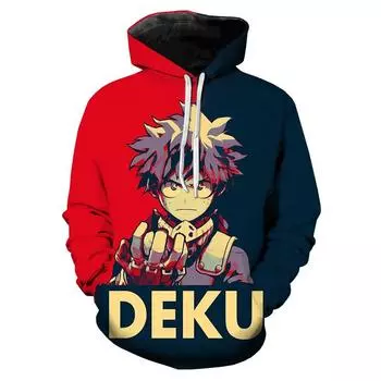 Толстовка с капюшоном Cool My Hero Academy с 3D принтом, уличная одежда с капюшоном в стиле аниме, мужские и женские модные повседневные пуловеры с героями мультфильмов S