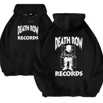 Толстовка с капюшоном Death Row Records для мужчин и женщин XS чёрный
