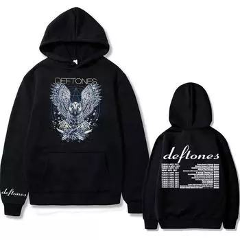 Толстовка с капюшоном Deftones Diamond Eyes Owl Band Print XS чёрный