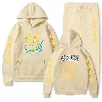 Толстовка с капюшоном Demon Slayer Blade My Wife Shanyi Printed Casual Men and Women Толстовки Осень и зима Модные Прямые продажи с фабрики S