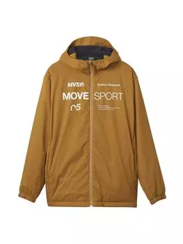 Толстовка с капюшоном DESCENTE AIR THERMOTION с аутентичным логотипом и застежкой-молнией BG O