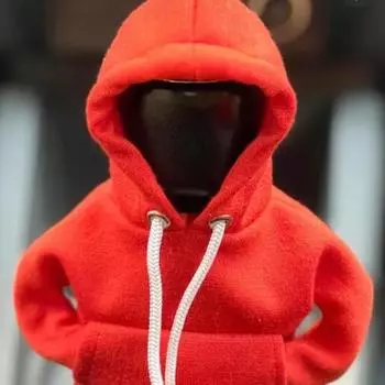 Толстовка с капюшоном для автомобиля, чехол для переключения передач, модная толстовка с капюшоном для автомобиля, крышка для ручки переключения передач, толстовка с ручной ручкой, чехол для рычага переключения передач красный