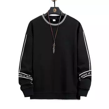 Толстовка с капюшоном для мужчин большого размера, футболка с длинными рукавами, повседневная куртка, свободный топ для мужчин большого размера 8XL