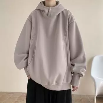 Толстовка с капюшоном для мужчин, новый пуловер для пары на весну и осень, свободная повседневная толстовка с капюшоном, универсальная куртка для мужчин M