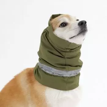 Толстовка с капюшоном для собак, зимние ветрозащитные наушники, повязка на голову со светоотражающей полосой, защита от шума, теплый шарф, шапка для прогулок в холодную погоду L чёрный