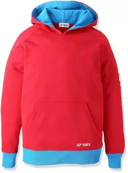 Толстовка с капюшоном для тенниса 32012 688 кристально-красный S [YONEX] (Подходящий стиль) [Унисекс]