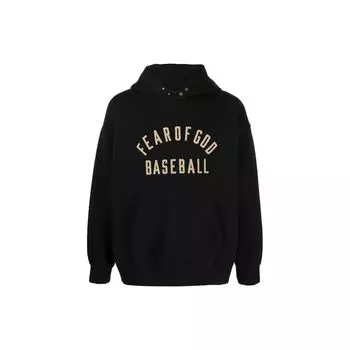 Толстовка с капюшоном Fear of God Baseball, черная, мужская, FG50046FLC-001 S
