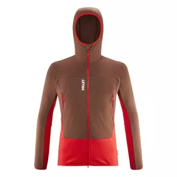 Толстовка с капюшоном Fusion Grid из флиса для холодной погоды MIV9024 XL [Millet] для мужчин Rogue/Cinnamon (НОВЫЙ ЛОГОТИП)