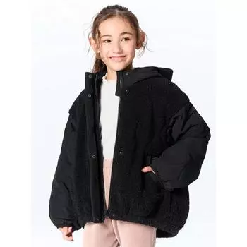 Толстовка с капюшоном Gu By Uniqlo для девочек с подогревом 30 NATURAL/100cm