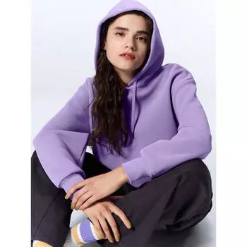 Толстовка с капюшоном Gu By Uniqlo Heavyweight Sweat Oversize может быть установлена 74 PURPLE/S