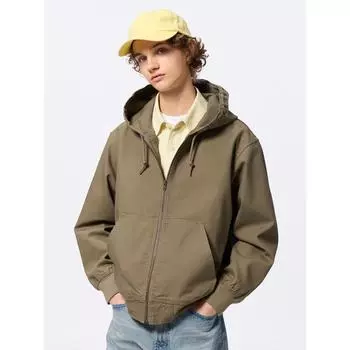 Толстовка с капюшоном Gu By Uniqlo Zip Up Nt+e 32 BEIGE/XS