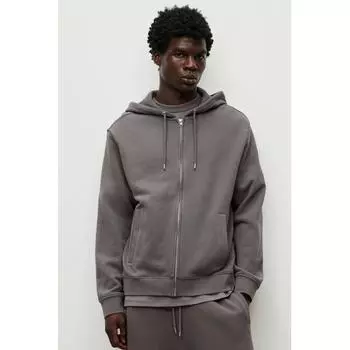 Толстовка с капюшоном HM Regular Fit Zip Up Dark Grey XS