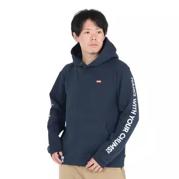 Толстовка с капюшоном HWYC Pullover Parka Navy [Chums] Мужская тёмно-синий