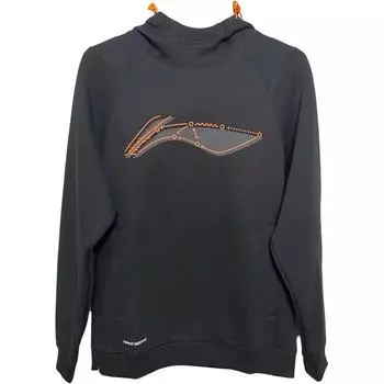 Толстовка с капюшоном и длинным рукавом Li Ning CBA Series, мужская толстовка, черная AWDTA41-1 XL