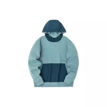 Толстовка с капюшоном и длинными рукавами Anta X Robert Geller Color Block Letter Print, мужская толстовка Moss-Gray-Grey 152317756-2 S