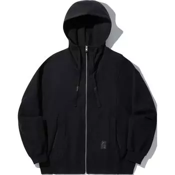 Толстовка с капюшоном и застежкой-молнией Li Ning с длинным рукавом Мужские толстовки Черный AWDUB11-1 S