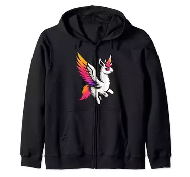 толстовка с капюшоном из альпаки на молнии