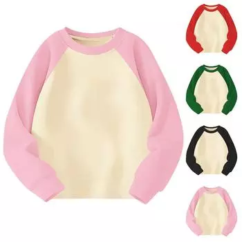 Толстовка с капюшоном из флиса для мальчиков и девочек, осенне-зимняя, средняя, детская, однотонная, теплая одежда, детский флисовый топ с капюшоном 120 чёрный