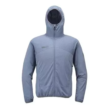 Толстовка с капюшоном из флиса и сетки Climbing Midler MESH M Heather Gray [Millet] для мужчин (НОВЫЙ ЛОГОТИП)