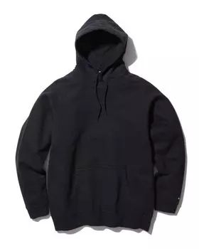Толстовка с капюшоном из переработанного хлопка, толстовка с капюшоном, черная [Snow Peak]