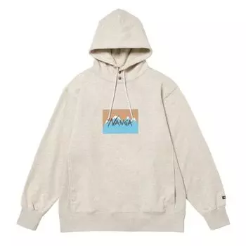 Толстовка с капюшоном Jelly Ukai Eco Hybrid Logo S Size Oatmeal [Nanga]