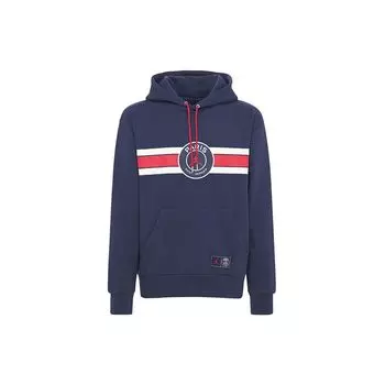 Толстовка с капюшоном Jordan x PSG Paris Saint Germain Popover Midnight Navy/Red/White Мужская уличная одежда DJ3928-410 XL