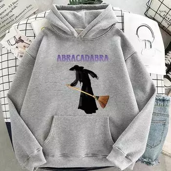 Толстовка с капюшоном Lady Gaga Abracadabra, повседневная одежда в стиле Харадзюку, мягкая ткань, удобная, для подростков, толстовка с капюшоном, с коротким рукавом S