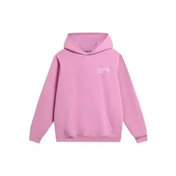 Толстовка с капюшоном Li Ning Badfive X Mister Cartoon Printed Letter, унисекс, толстовки Dream-Pink AWDTB97-2 XL